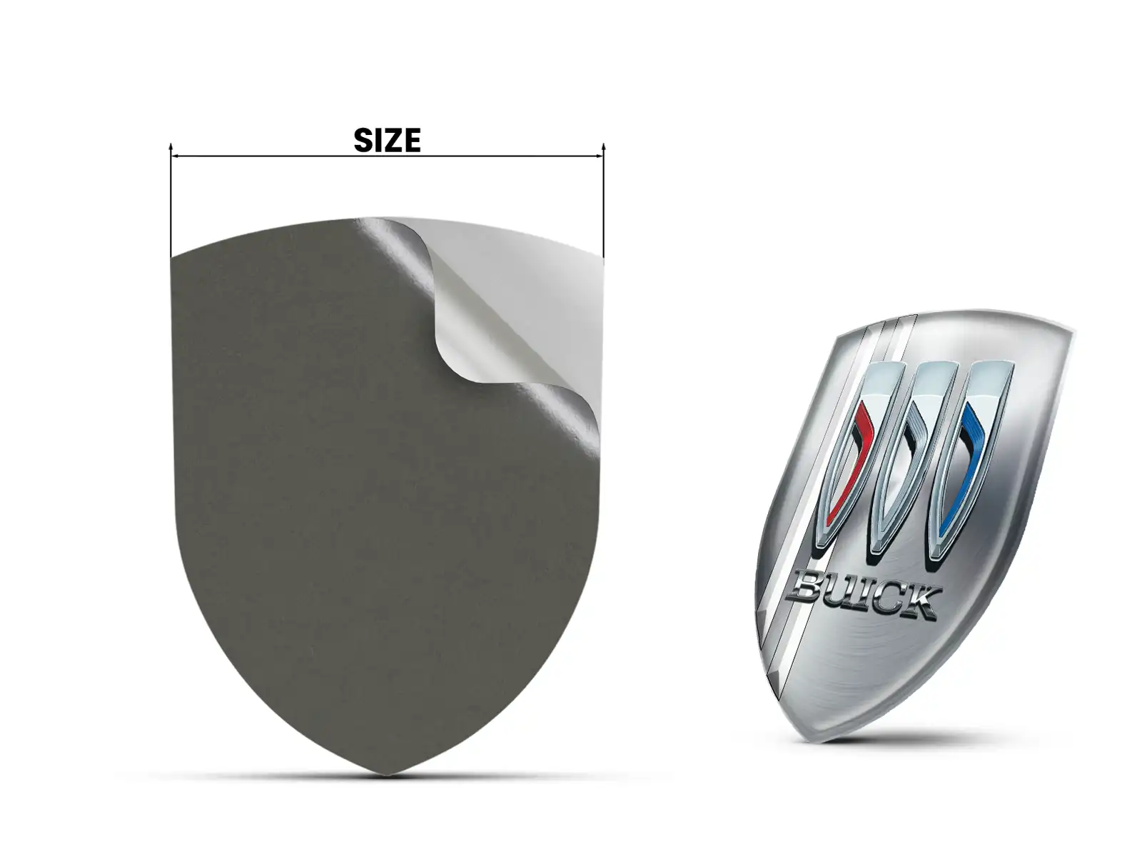 Buick Logo Pegatina Pro Máximo Diseño Estilo Resistente
